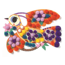 Cargar imagen en el visor de la galería, CAJA DE MANUALIDADES SILUETAS Y POMPONES PAJAROS (DJ00070)
