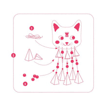Cargar imagen en el visor de la galería, CAJA DE MANUALIDADES CREAR MOVIL DE VIENTO KITTY DIY (DJ07955)
