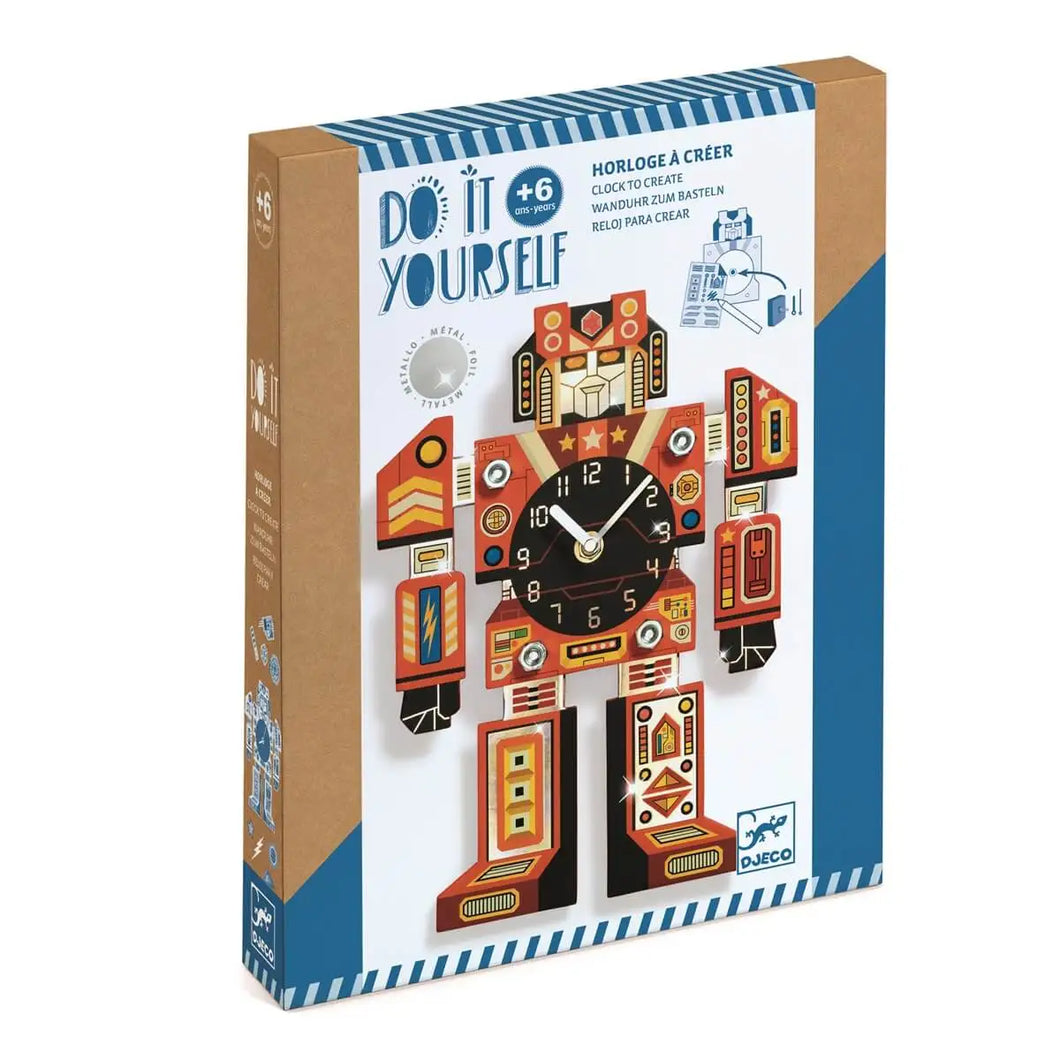 CAJA DE MANUALIDADES RELOJ PARA CREAR ROBOTIME (DJ07984)