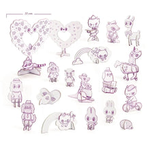 Cargar imagen en el visor de la galería, CAJA DE MANUALIDADES MEZCLA DEL MUNDO KAWAII (DJ08007)
