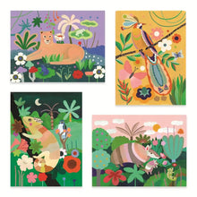 Cargar imagen en el visor de la galería, CAJA DE MANUALIDADES TARJETAS PINTURA 3D BOSQUE TROPICAL (DJ08968)

