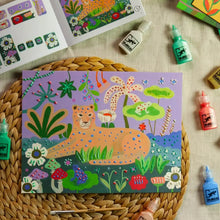 Cargar imagen en el visor de la galería, CAJA DE MANUALIDADES TARJETAS PINTURA 3D BOSQUE TROPICAL (DJ08968)
