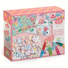 Cargar imagen en el visor de la galería, CAJA DE MANUALIDADES COLOREA CON PLANTILLA A WORLD TO CREATE PINK (DJ08996)
