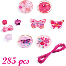 Cargar imagen en el visor de la galería, SET 285 PERLAS DE FANTASIA MARIPOSAS (DJ09857)
