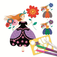 Cargar imagen en el visor de la galería, CAJA DE MANUALIDADES COLOREA CON PLANTILLA MARIE'S PRETTY DRESSES (DJ09886)
