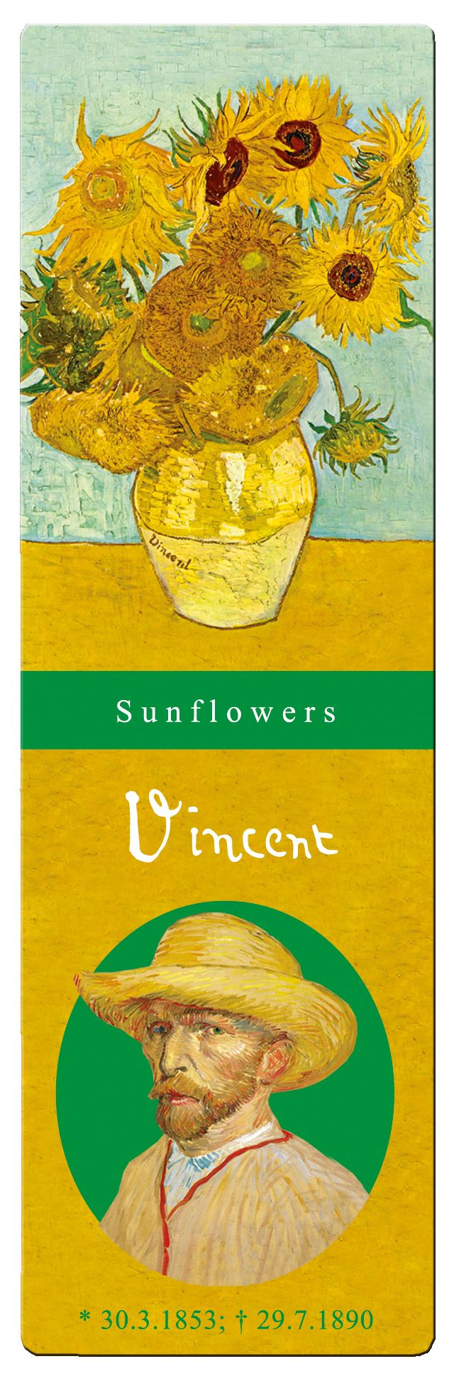 SEPARADOR DE LIBROS SUNFLOWERS (67452)