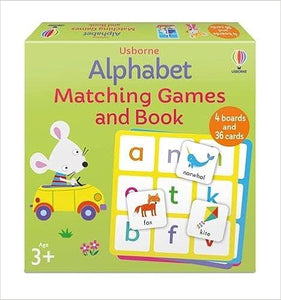 ALPHABET MATCHING GAMES AND BOOK