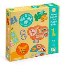 Cargar imagen en el visor de la galería, 5 JUEGOS ANIMALES DE LA SELVA (DJ08276)
