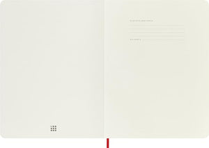PLAIN NOTEBOOK XLARGE SOFT COVER RED