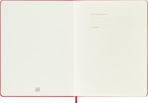 PLAIN NOTEBOOK XLARGE HARD COVER RED (QP092F2)
