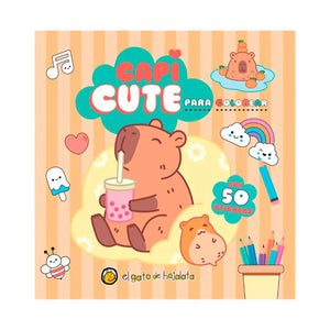 CAPI CUTE PARA COLOREAR