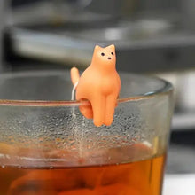 Cargar imagen en el visor de la galería, PORTA BOLSAS DE TE CAT TEA BAG HOLDERS (CU372)
