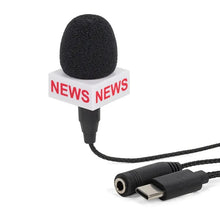 Cargar imagen en el visor de la galería, MINI MICROFONO BREAKING NEWS (US251)
