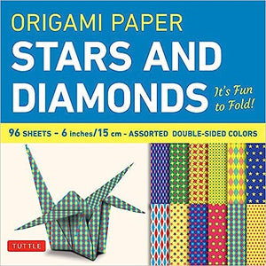 ORIGAMI PAPER STARS AND DIAMONDS