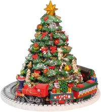 Cargar imagen en el visor de la galería, ARBOL DE NAVIDAD Y TREN DE REGALOS CON MUSICA (59129)
