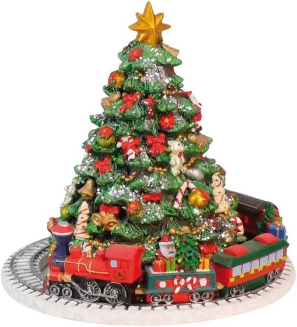 ARBOL DE NAVIDAD Y TREN DE REGALOS CON MUSICA (59129)