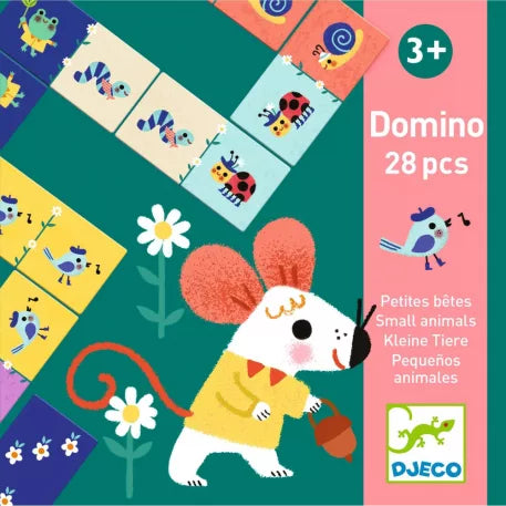 JUEGO DE MESA DOMINO PEQUEÑOS ANIMALES (DJ08255)
