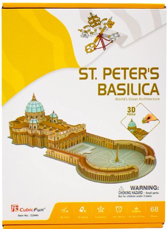 ROMPECABEZAS 3D ST PETERS BASILICA 68 PCS (C244h)