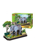 Cargar imagen en el visor de la galería, ROMPECABEZAS 3D ELEPHANT 42 PCS (P858h)
