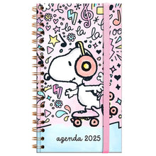 Cargar imagen en el visor de la galería, AGENDA SNOOPY CHEQUERA ESPIRAL SEMANAL 2025 (AG-24-25)
