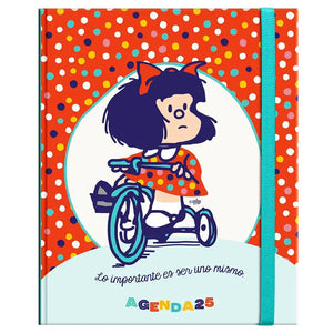 AGENDA MAFALDA PUNTOS ESPIRAL DIARIA 2025 (AG-36-25)