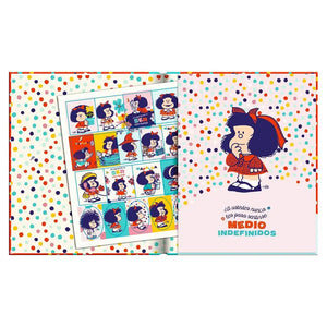 AGENDA MAFALDA PUNTOS ESPIRAL DIARIA 2025 (AG-36-25)