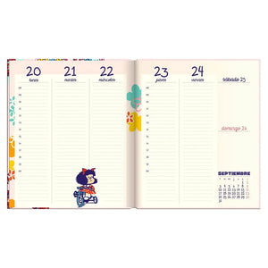 AGENDA MAFALDA ESPIRAL SEMANAL 2025 (AG-37-25)