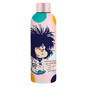 BOTELLA MAFALDA CHASCONA PASTEL 530 ML (BOTELLA -MAF-03)