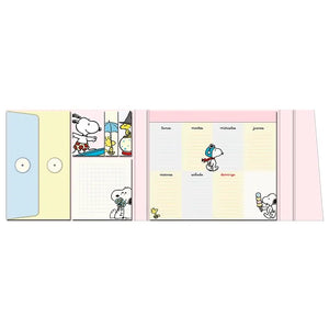 PLANIFICADOR SEMANAL Y NOTAS AUTOADHESIVAS SNOOPY (SPY-06-03)