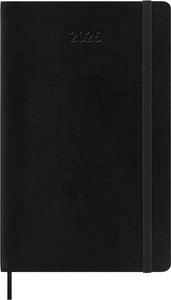 12M DAILY LARGE BK BLACK SOFT COVER 2025