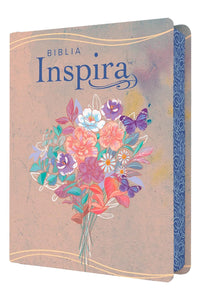 BIBLIA NTV INSPIRA ACUARELA ROSA