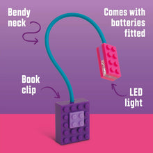 Cargar imagen en el visor de la galería, LAMPARA DE LECTURA BLOCKY BOOK LIGHT PURPLE (46202)
