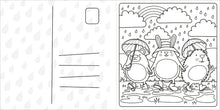 Cargar imagen en el visor de la galería, SUPER CUTIES A COZY COMFY RAINY DAY COLORING BOOK
