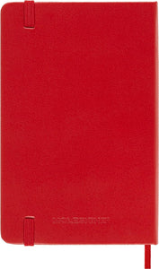 12M DAILY POCKET SCARLET RED HARD COVER 2025