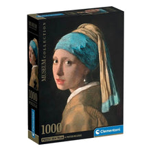 Cargar imagen en el visor de la galería, ROMPECABEZAS VERMEER GIRL WITH PEARL COMPACT 1000 PCS (39967)
