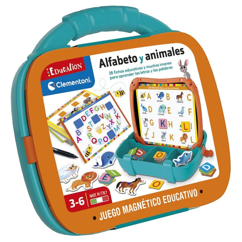 MALETIN MAGNETICO ALFABETO Y ANIMALES (55492)