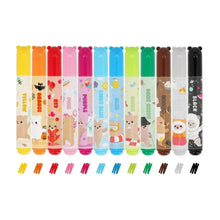 Cargar imagen en el visor de la galería, SET DE 12 ROTULADORES TEDDY FRIENDS (TDM0001)

