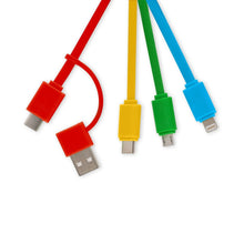 Cargar imagen en el visor de la galería, CABLE DE CARGA MULTIPLE LINK UP RAINBOW (UCC0013)
