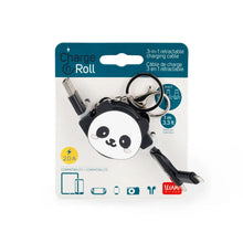 Cargar imagen en el visor de la galería, CABLE DE CARGA 3 EN 1 RETRACTIL PANDA (TRC0003)
