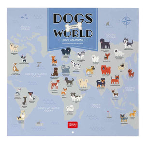 CALENDARIO DE PARED DOGS OF THE WORLD 2025 (CAL250037)