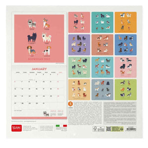 CALENDARIO DE PARED DOGS OF THE WORLD 2025 (CAL250037)