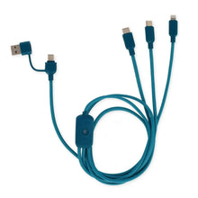 Cargar imagen en el visor de la galería, CABLE DE CARGA MULTIPLE THREE HUGS CACTUS (CCA0004)

