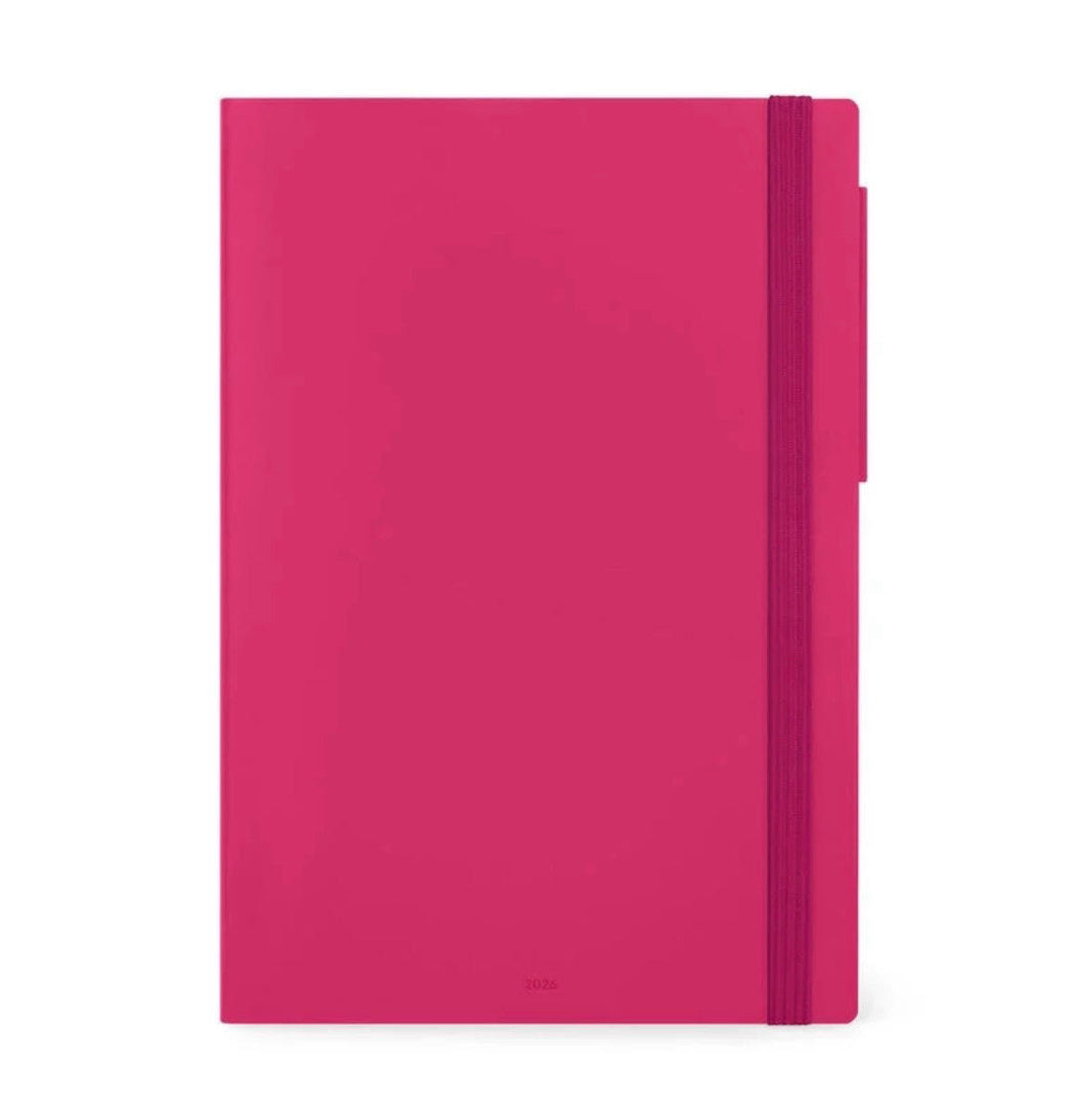 AGENDA 2026 DIARIA 12M GRANDE RASPBERRY