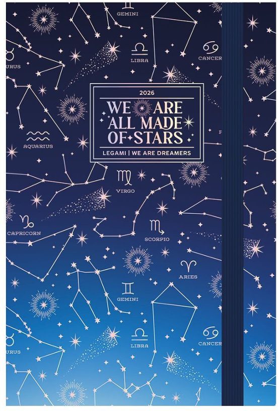 AGENDA 2026  DIARIA 12M PEQUEÑA PHOTO STARS