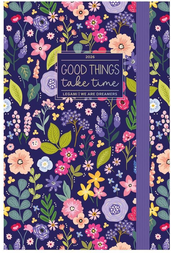 AGENDA 2026  DIARIA 12M PEQUEÑA PHOTO FLOWERS