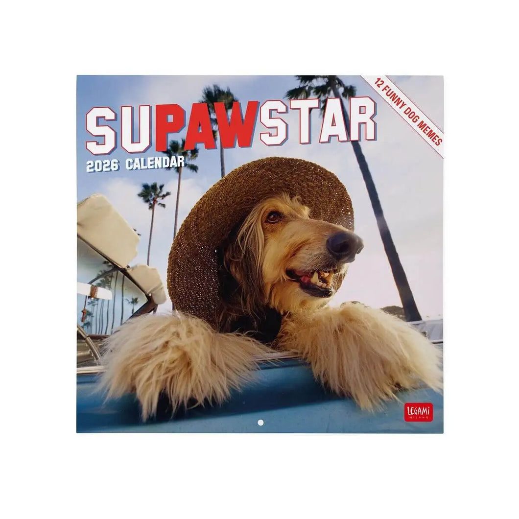 CALENDARIO 2026 DE PARED SUPAWSTAR