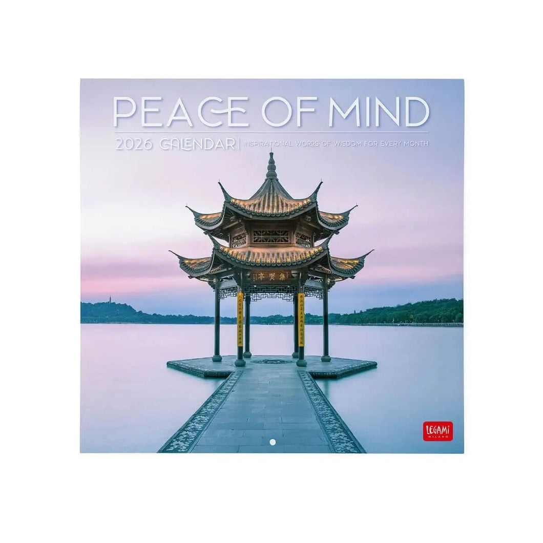 CALENDARIO 2026 DE PARED PEACE OF MIND