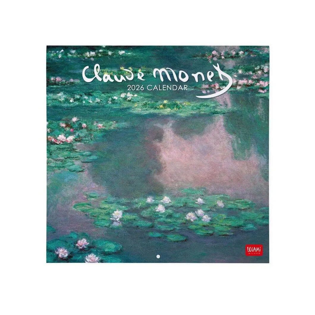 CALENDARIO 2026  DE PARED CLAUDE MONET