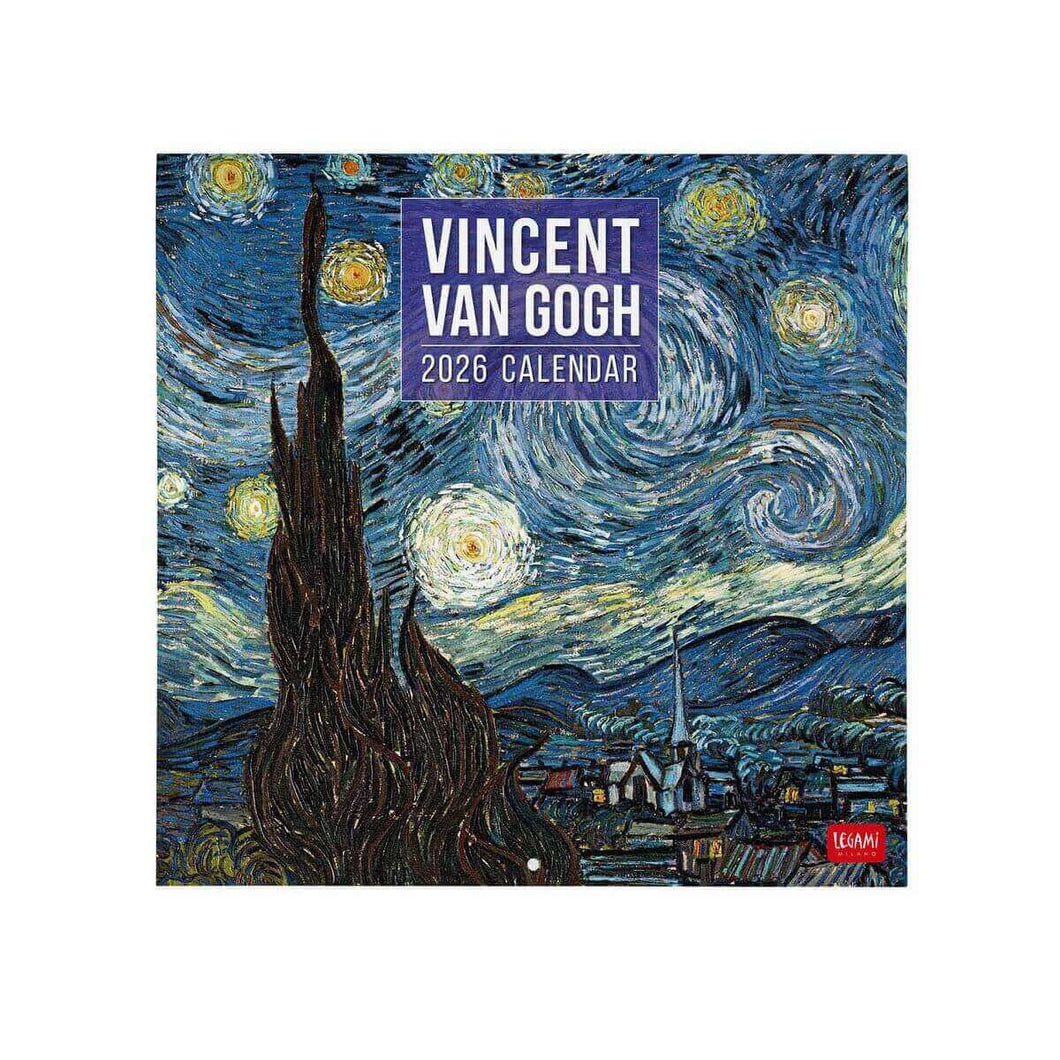 CALENDARIO 2026 DE PARED VINCENT VAN GOGH