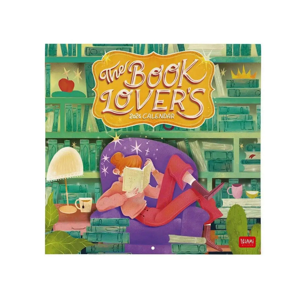 CALENDARIO 2026 DE PARED BOOK LOVERS